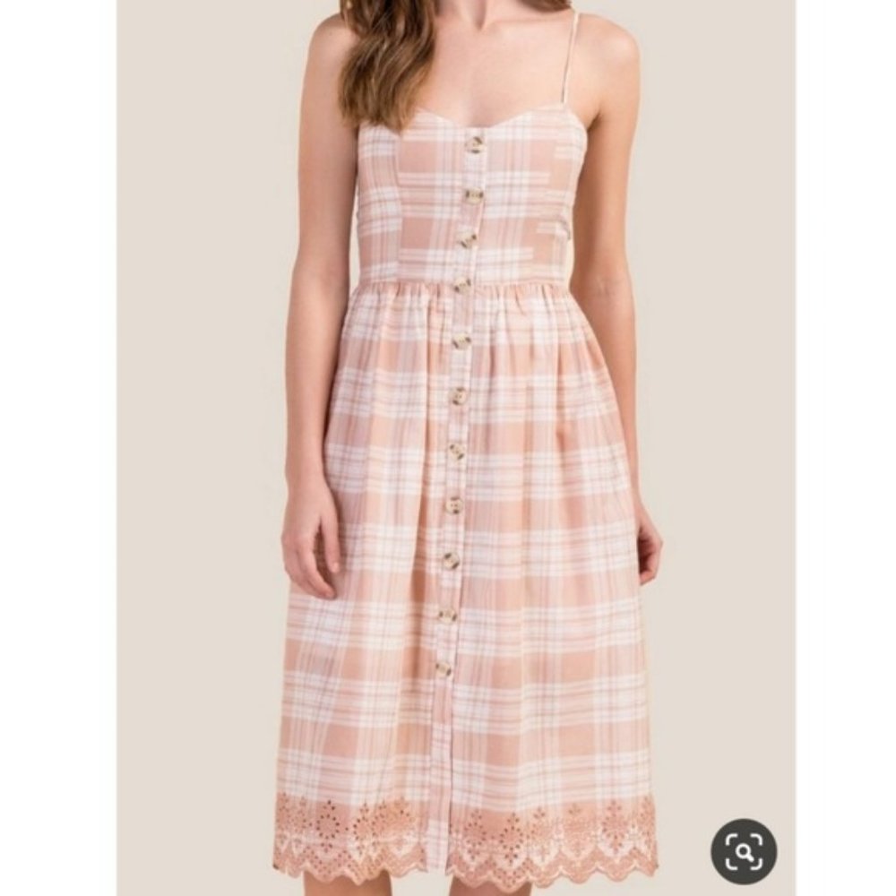 Pink Midi Dress